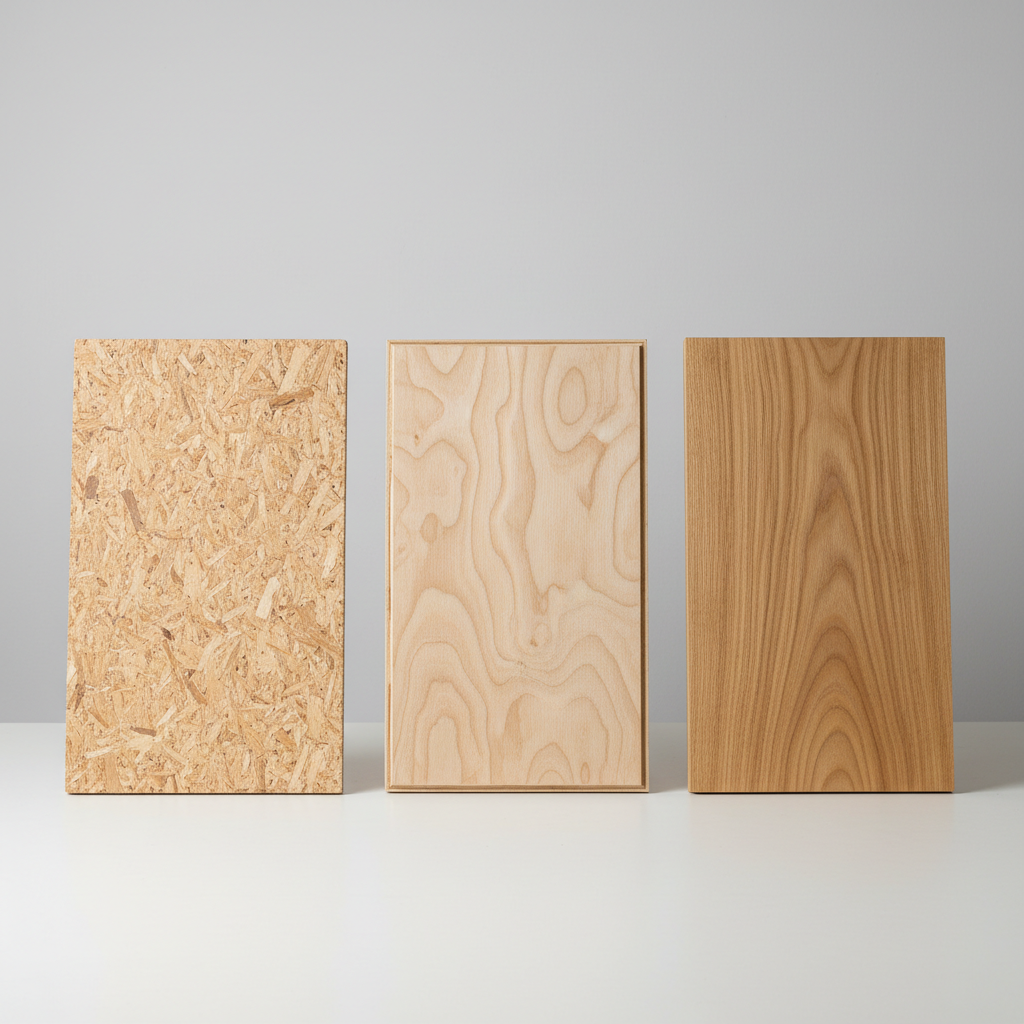 三种主流板材对比图