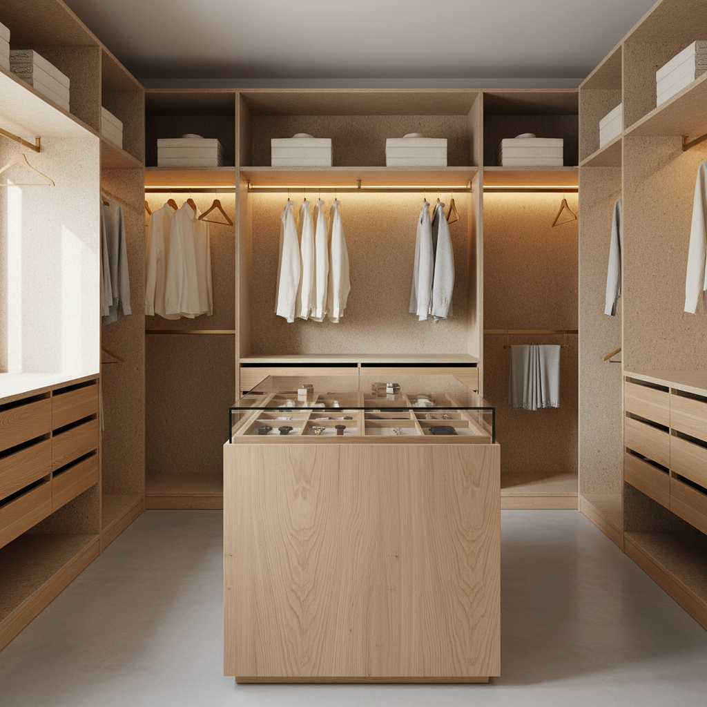 定制衣柜内部结构展示
