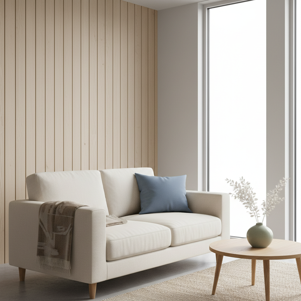 低饱和度彩色点缀空间