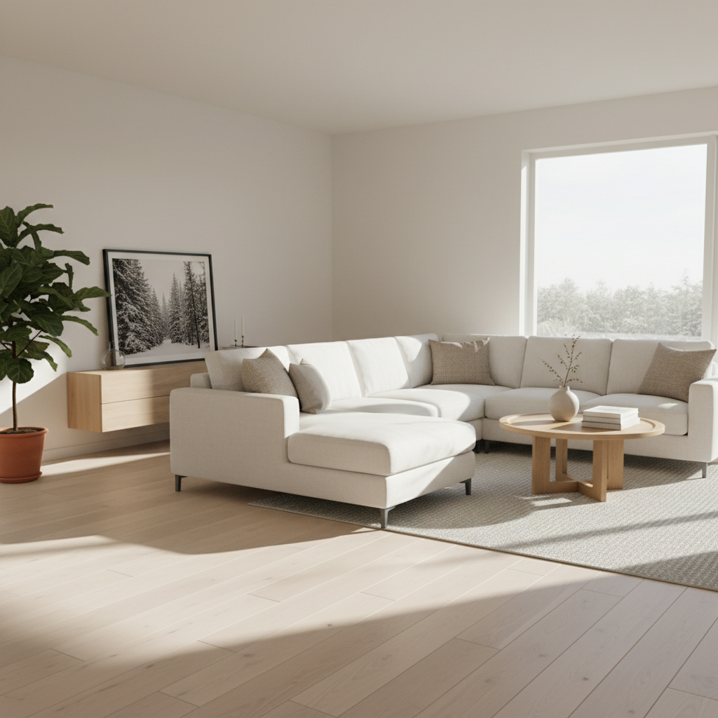 北欧风客厅，明亮通透