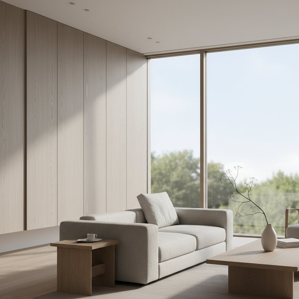 现代极简客厅：光影流转，构筑都市宁静栖所 - 3