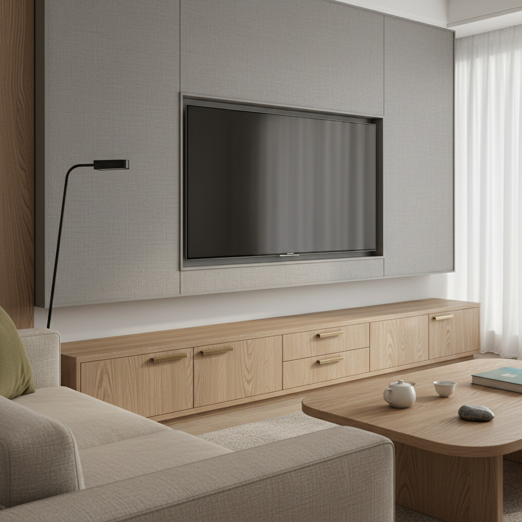 都市雅致：现代简约客厅，演绎自然与宁静的和谐 - 3