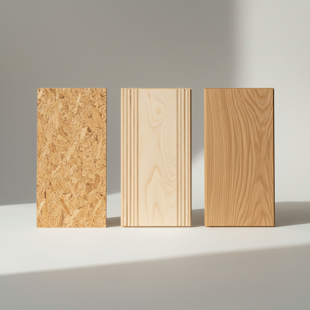 三种主流板材对比图