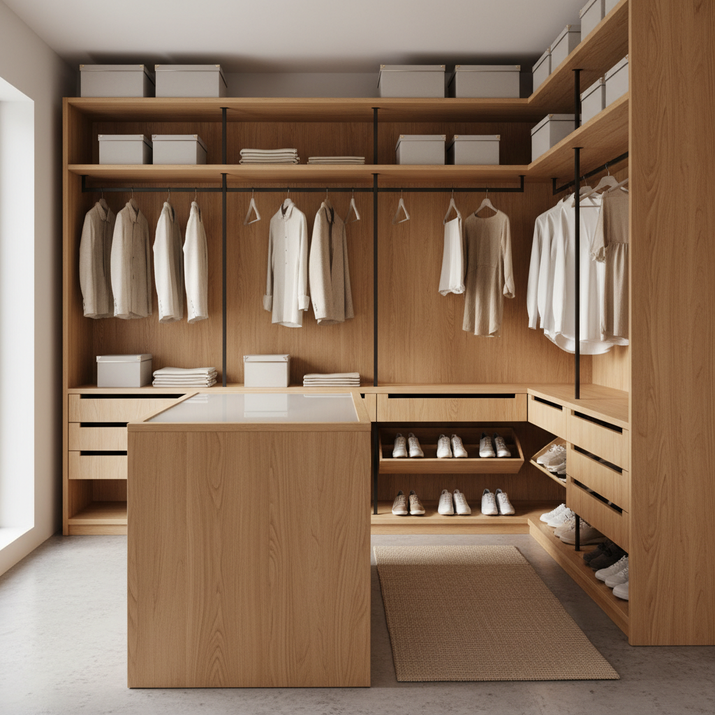 颗粒板定制衣柜