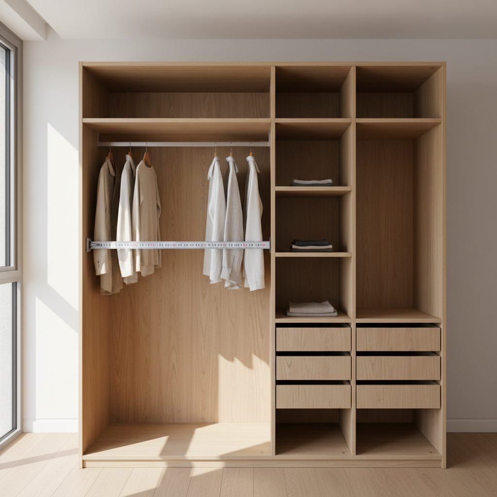 定制衣柜深度示意