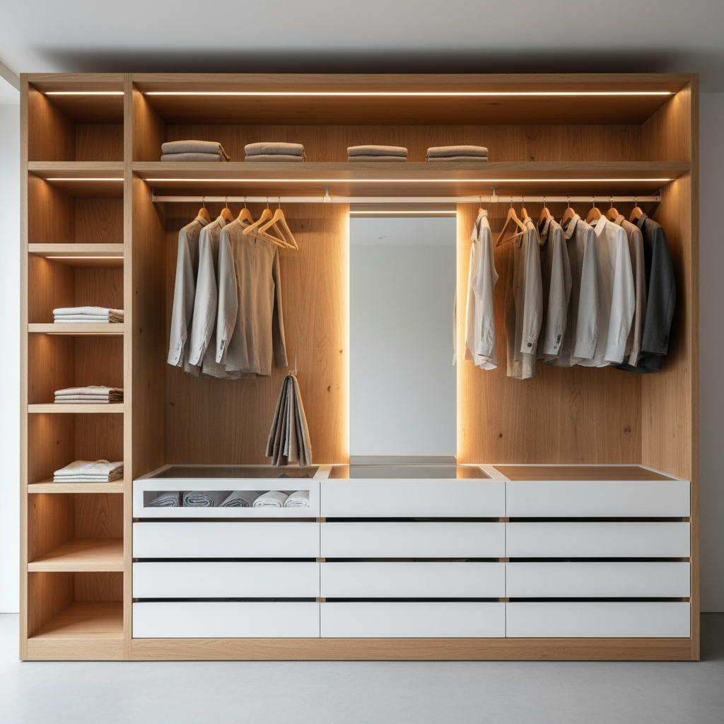 定制衣柜内部结构