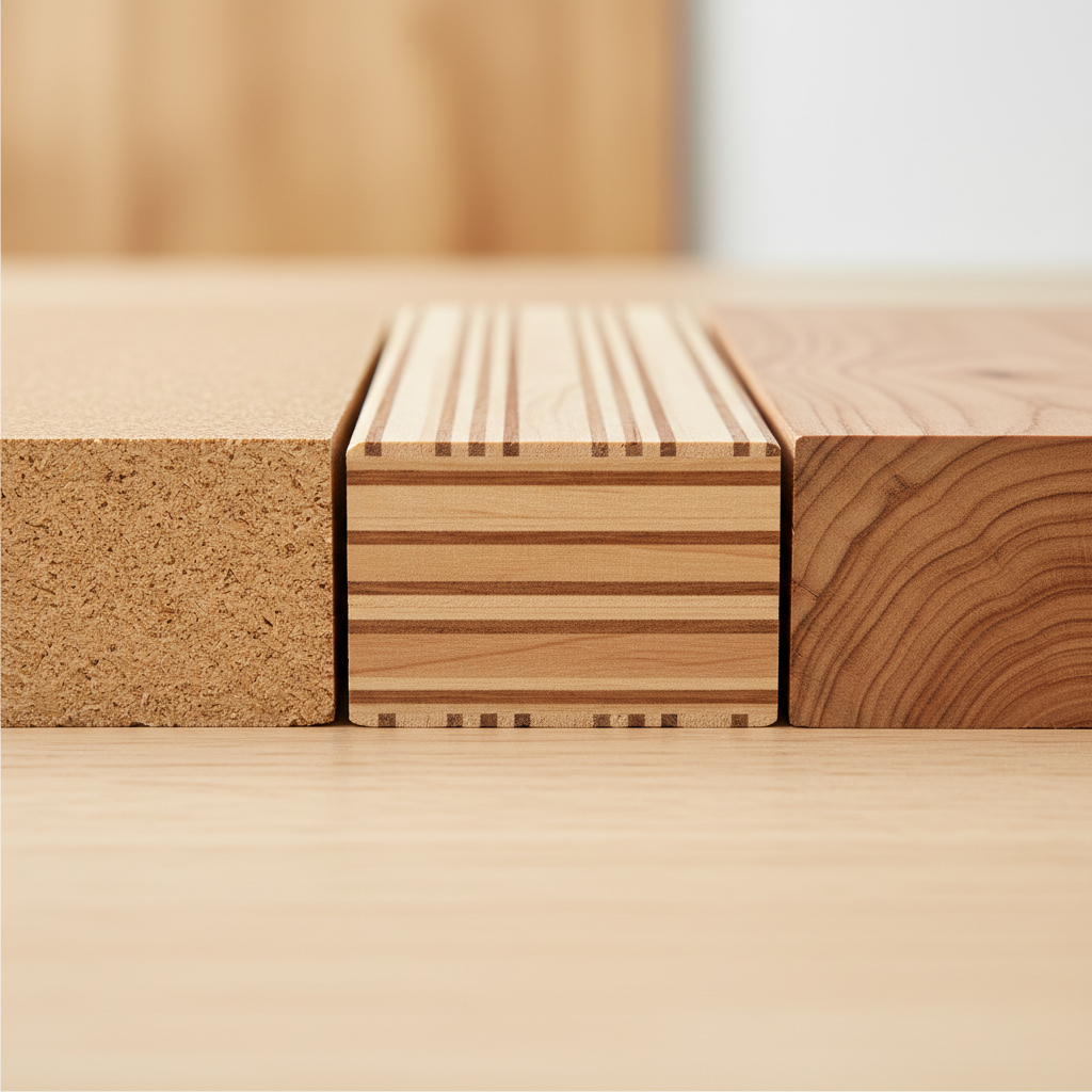 定制家具选材避坑指南：颗粒板、多层板、实木板，哪种才是性价比之王？