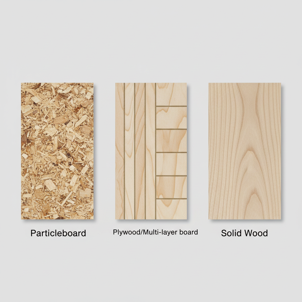 三种主流板材结构对比图