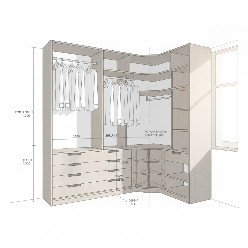 定制衣柜尺寸规划：避开90%家庭都会犯的“空间浪费”陷阱！