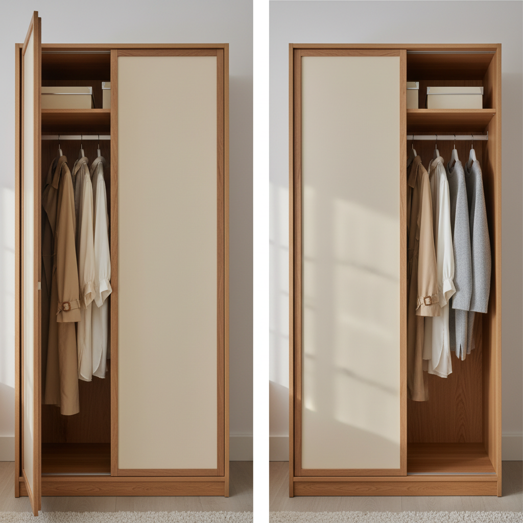 衣柜深度对使用的影响对比