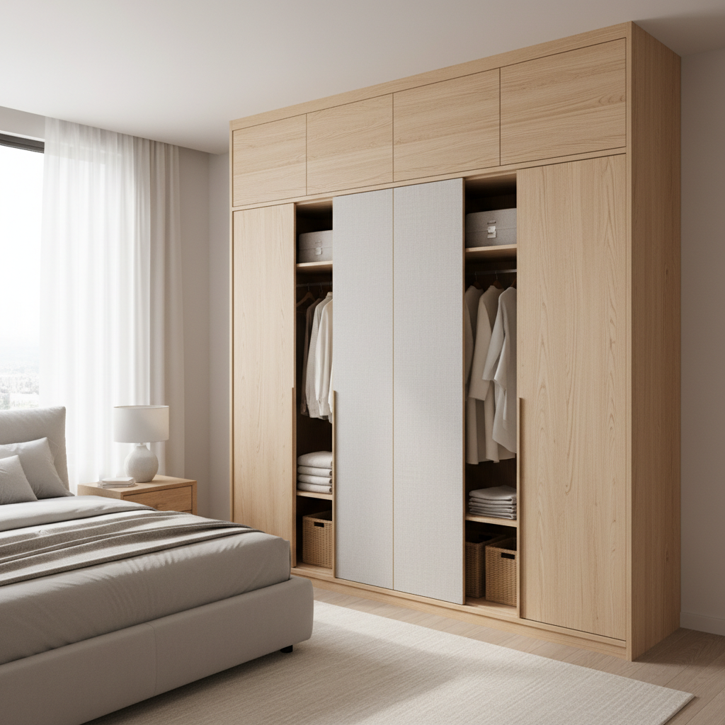 顶天立地式衣柜设计效果