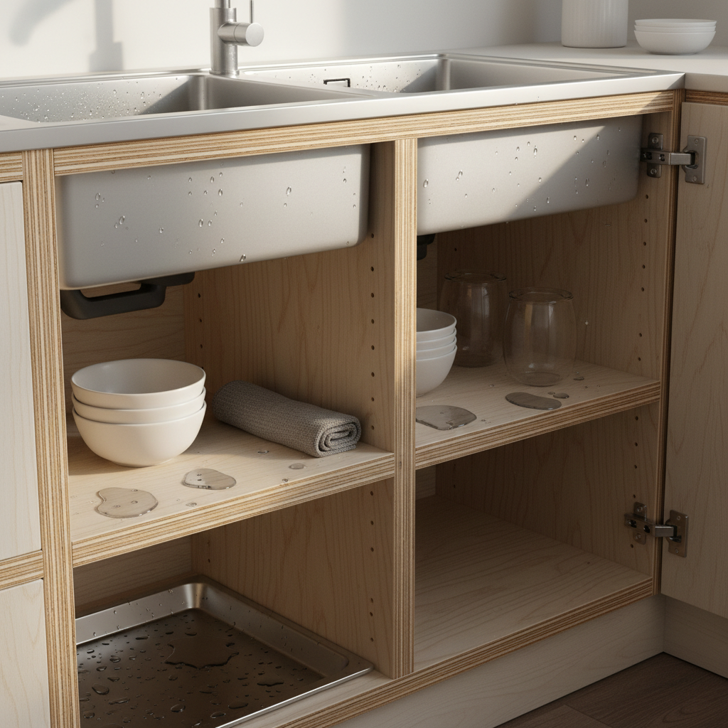 多层板定制的厨房橱柜