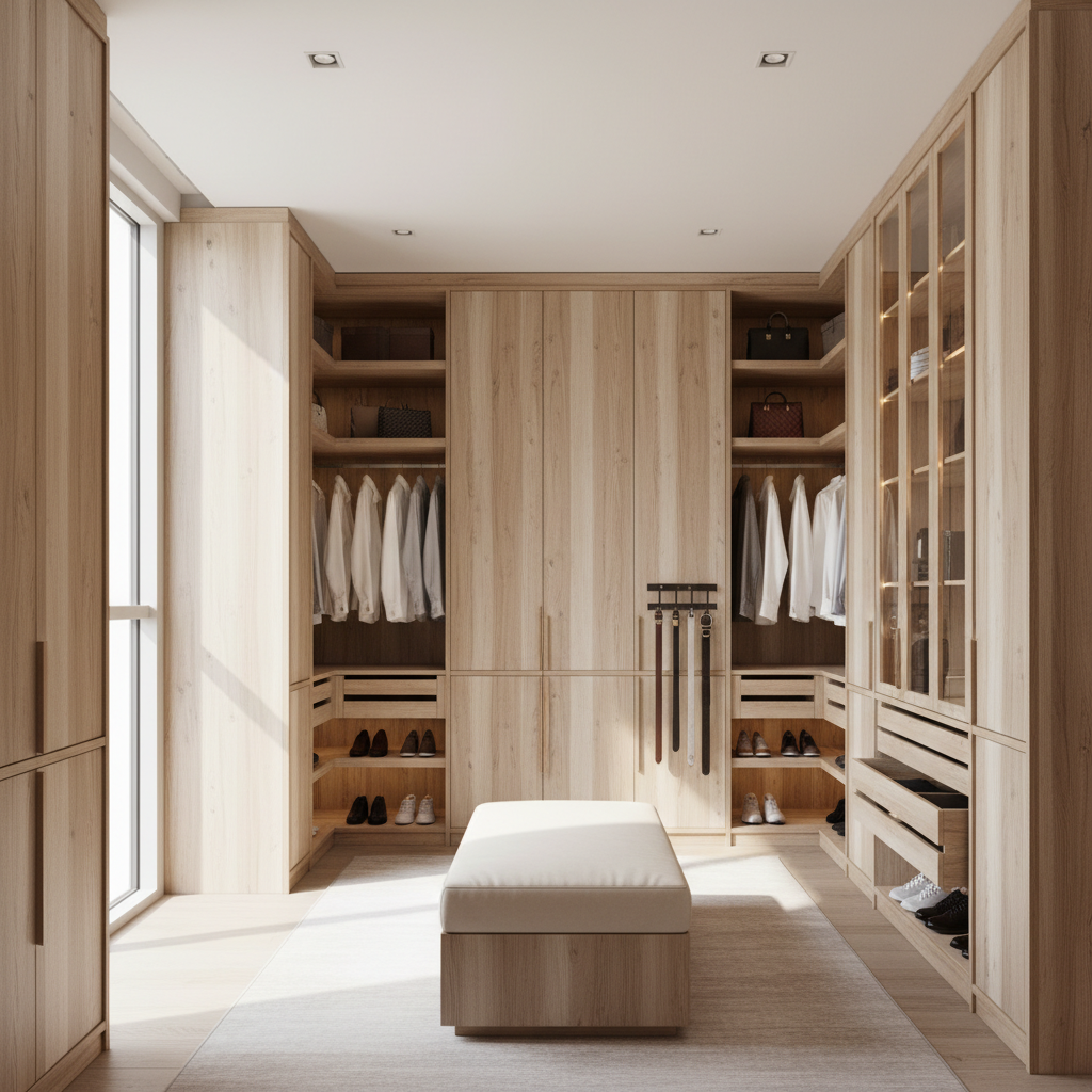 使用ENF级板材的定制衣柜