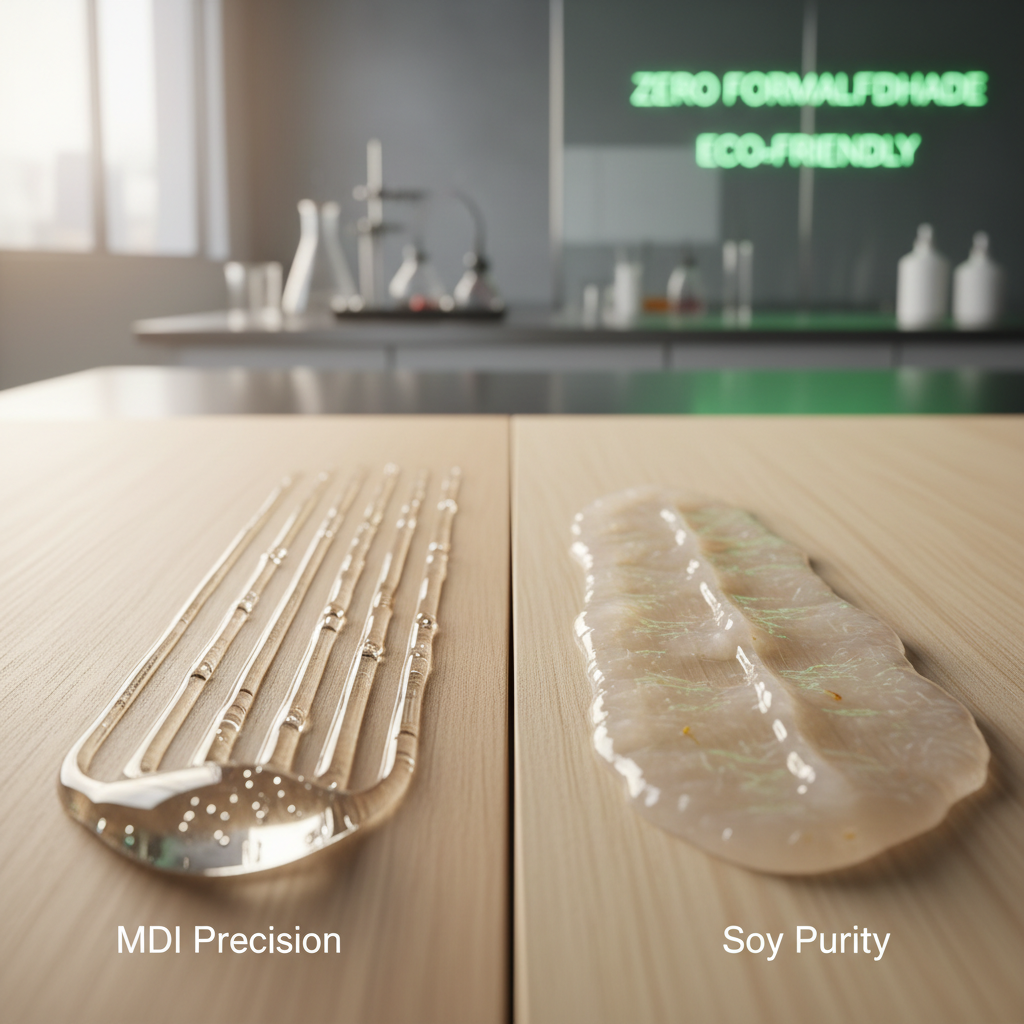MDI胶 vs 大豆胶：谁是定制家具“零醛”时代的真环保王者？深度对比与选购指南