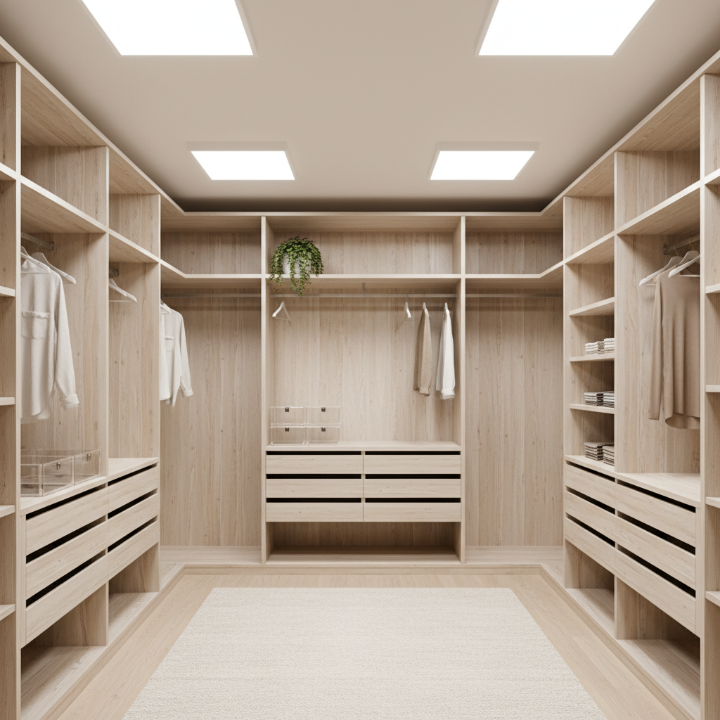 环保定制衣柜室内效果