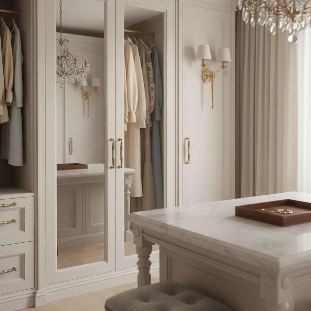 浪漫邂逅优雅 | 轻法式步入式衣帽间，定制你的法式格调 - 3