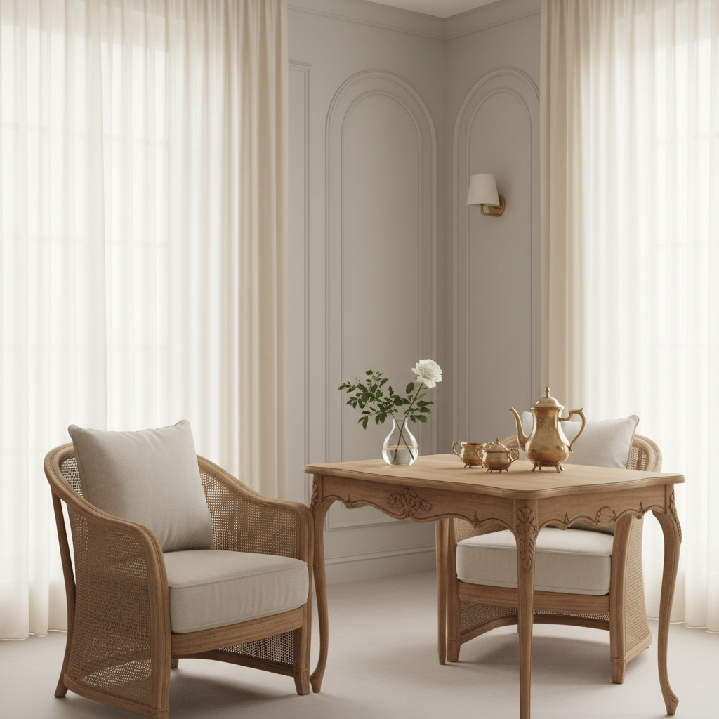 浪漫邂逅东方雅韵：轻法式茶室，品味生活的艺术 - 2