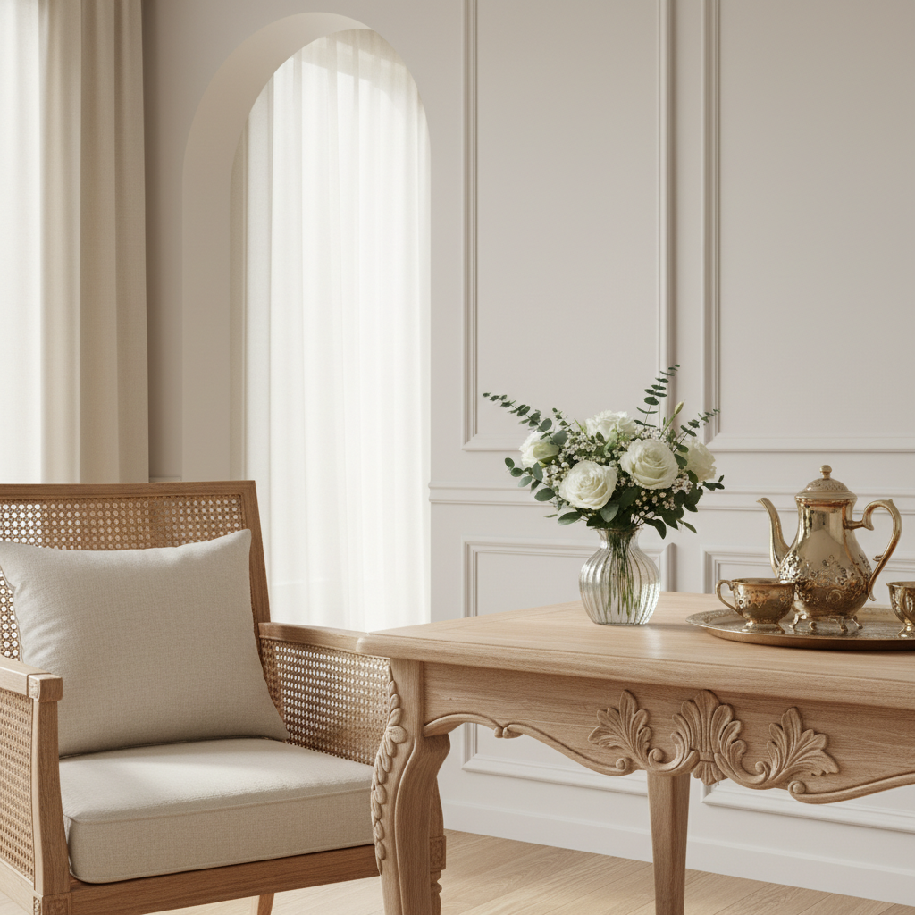 浪漫邂逅东方雅韵：轻法式茶室，品味生活的艺术 - 3