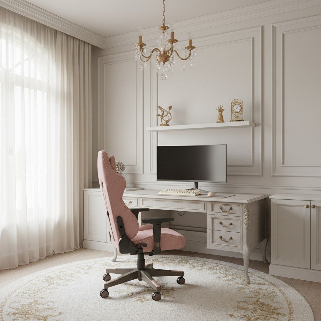 轻法式浪漫电竞：当优雅邂逅激情，定制专属电竞空间 - 2