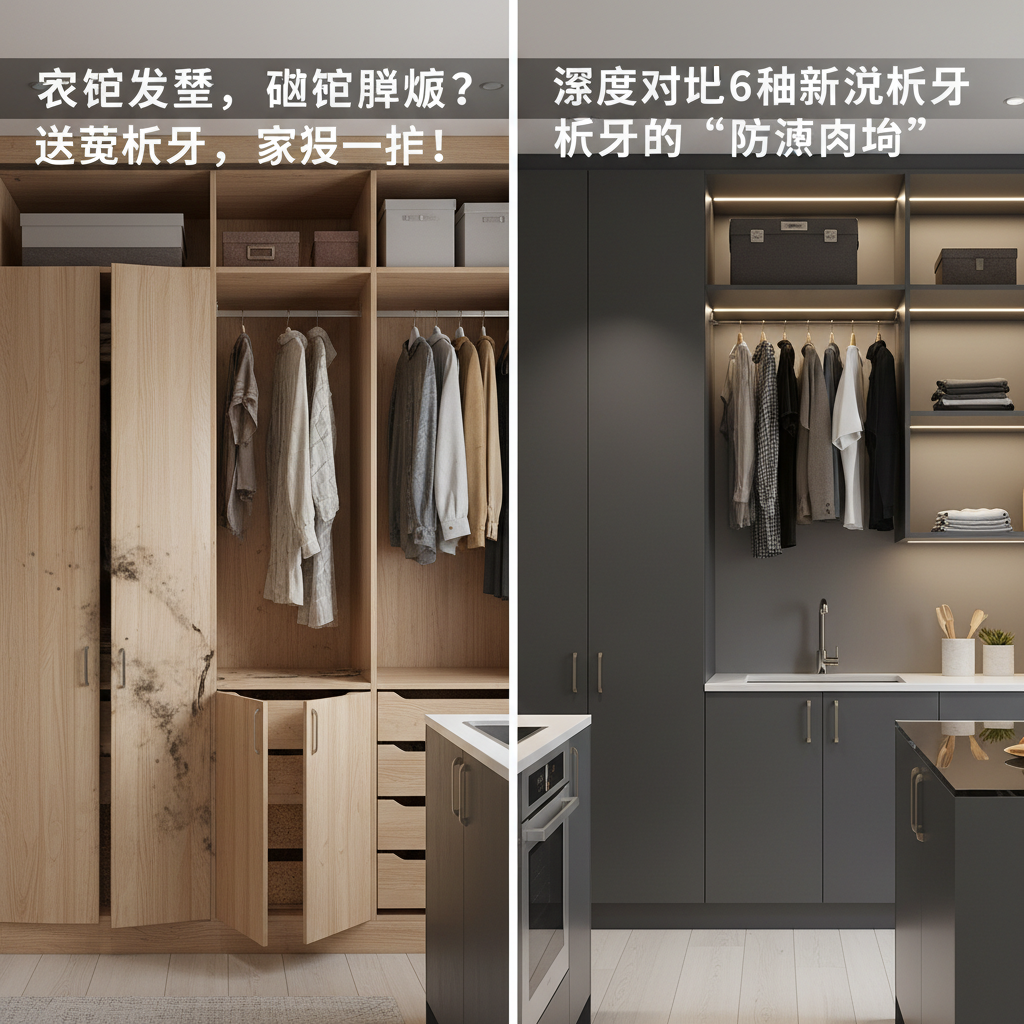 衣柜发霉、橱柜膨胀？深度对比6种主流板材的“防潮内功”：选错板材，家毁一半！