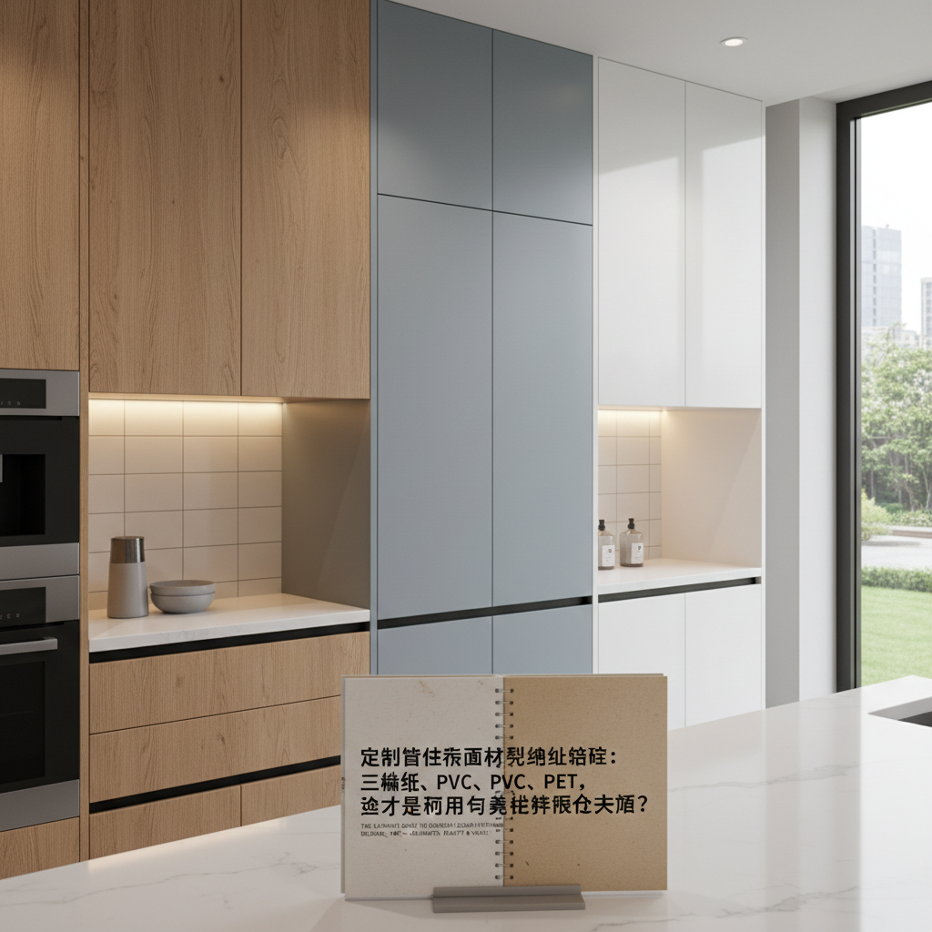 定制柜体饰面材料终极指南：三胺纸、PVC、PET，谁才是耐用与美观的性价比之王？