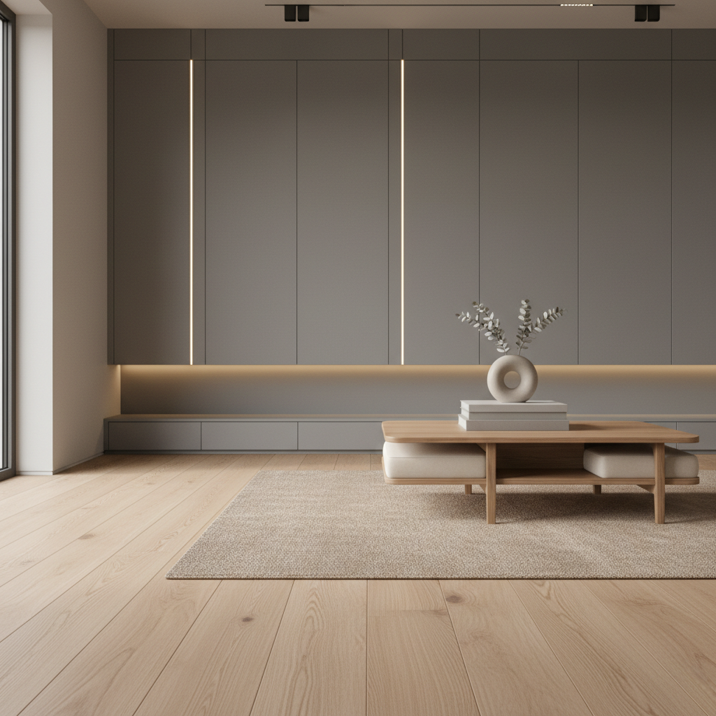 高级灰与原木色搭配