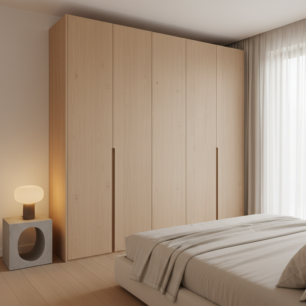 简洁线条定制衣柜