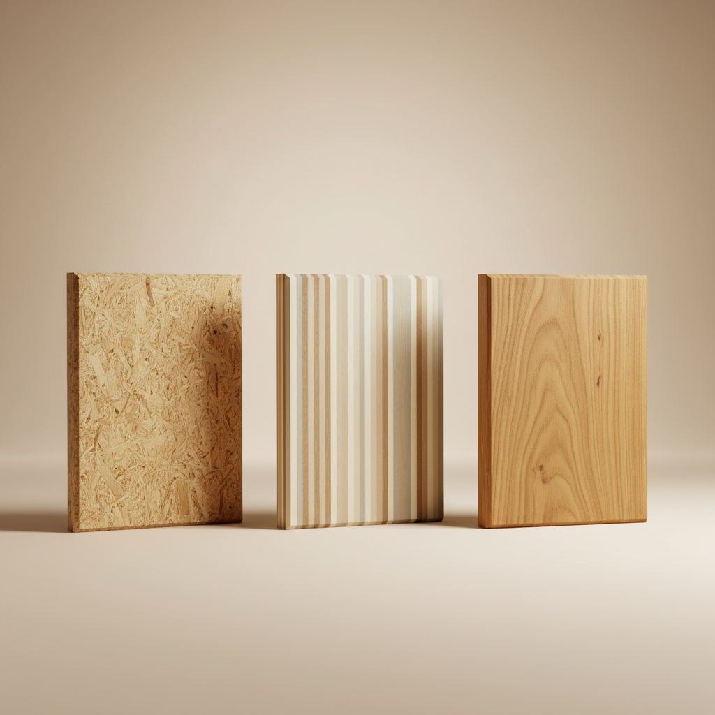 定制家具板材种类示意