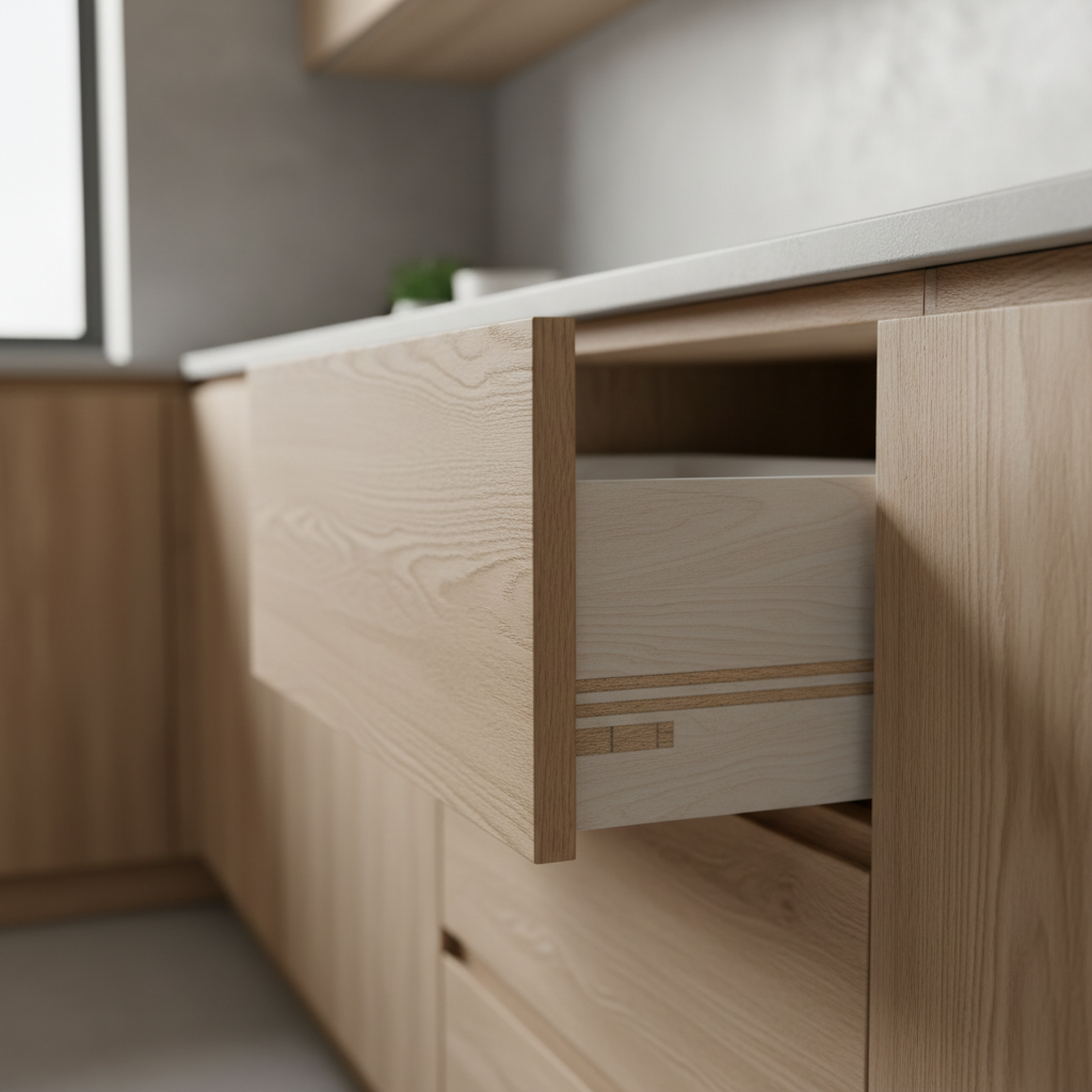 多层板定制橱柜细节