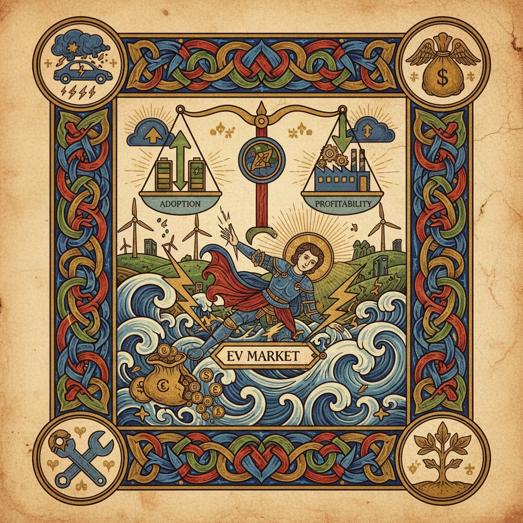 EV Market Turbulence: Stress Testing Profitability and Adoption