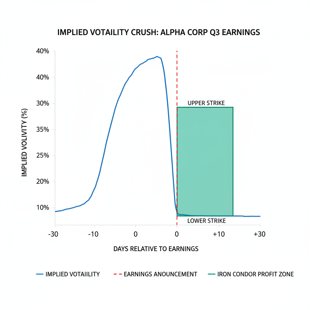 Earnings Season Iron Condors: Exploiting the Volatility Crush