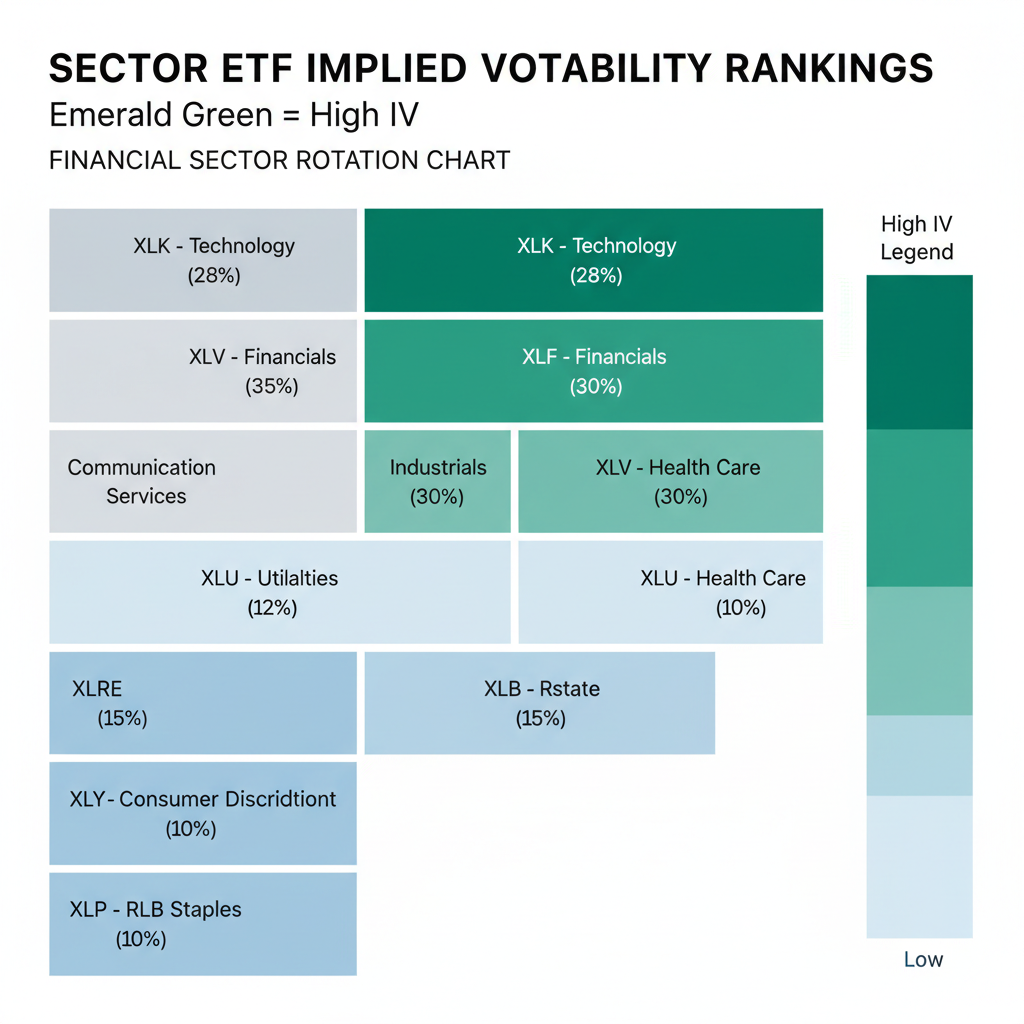 Sector Rotation and Iron Condors: Finding the Highest IV Rank Opportunities