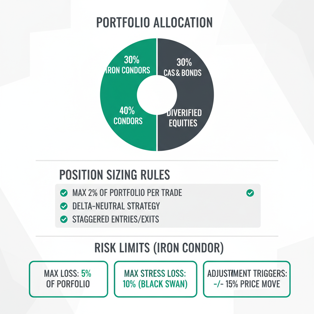 Position Sizing and Risk Management for Iron Condor Traders