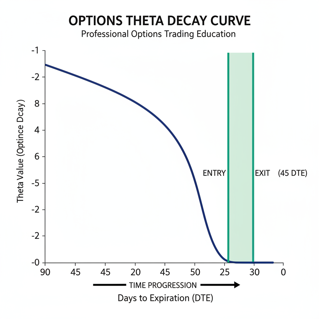 The 45 DTE Rule: Why Time to Expiration Changes Everything