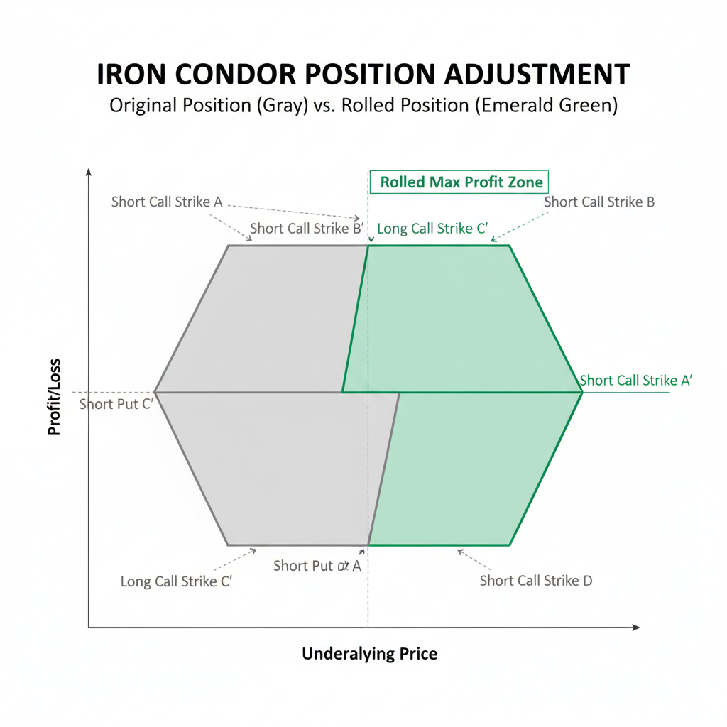 Rolling Iron Condors: How to Manage Tested Positions Without Taking a Loss