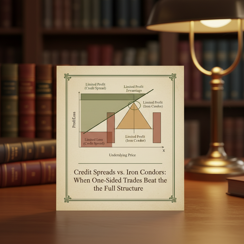 Credit Spreads vs. Iron Condors: When One-Sided Trades Beat the Full Structure