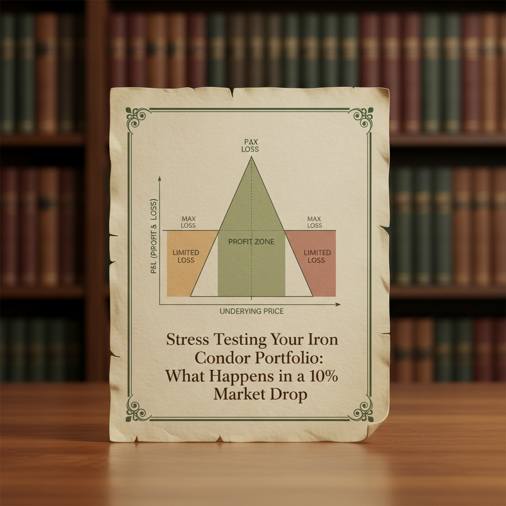 Stress Testing Your Iron Condor Portfolio: What Happens in a 10% Market Drop