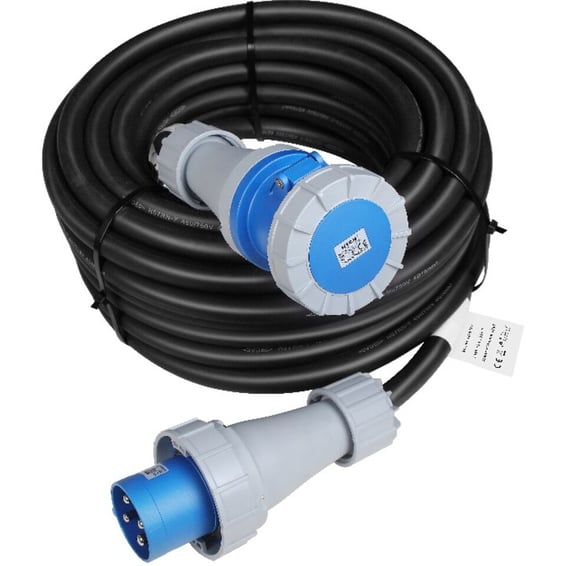 63A 230V Power Cable, 15m