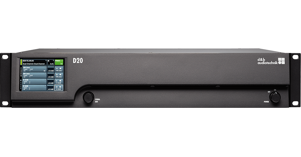 d&b D20 Amplifier