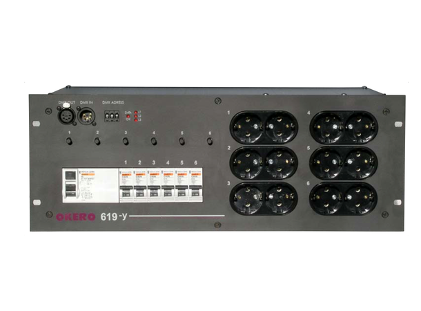 Okero 6-Channel Dimmer 230/400V