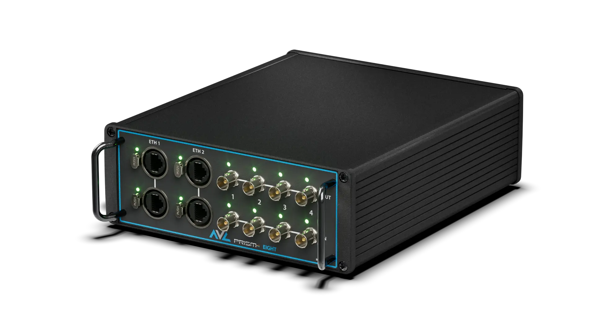 PRISM EIGHT Field 3G, 8x 3G-SDI (4 in + 4 out), 2x Ethernet 1 Gb switched network