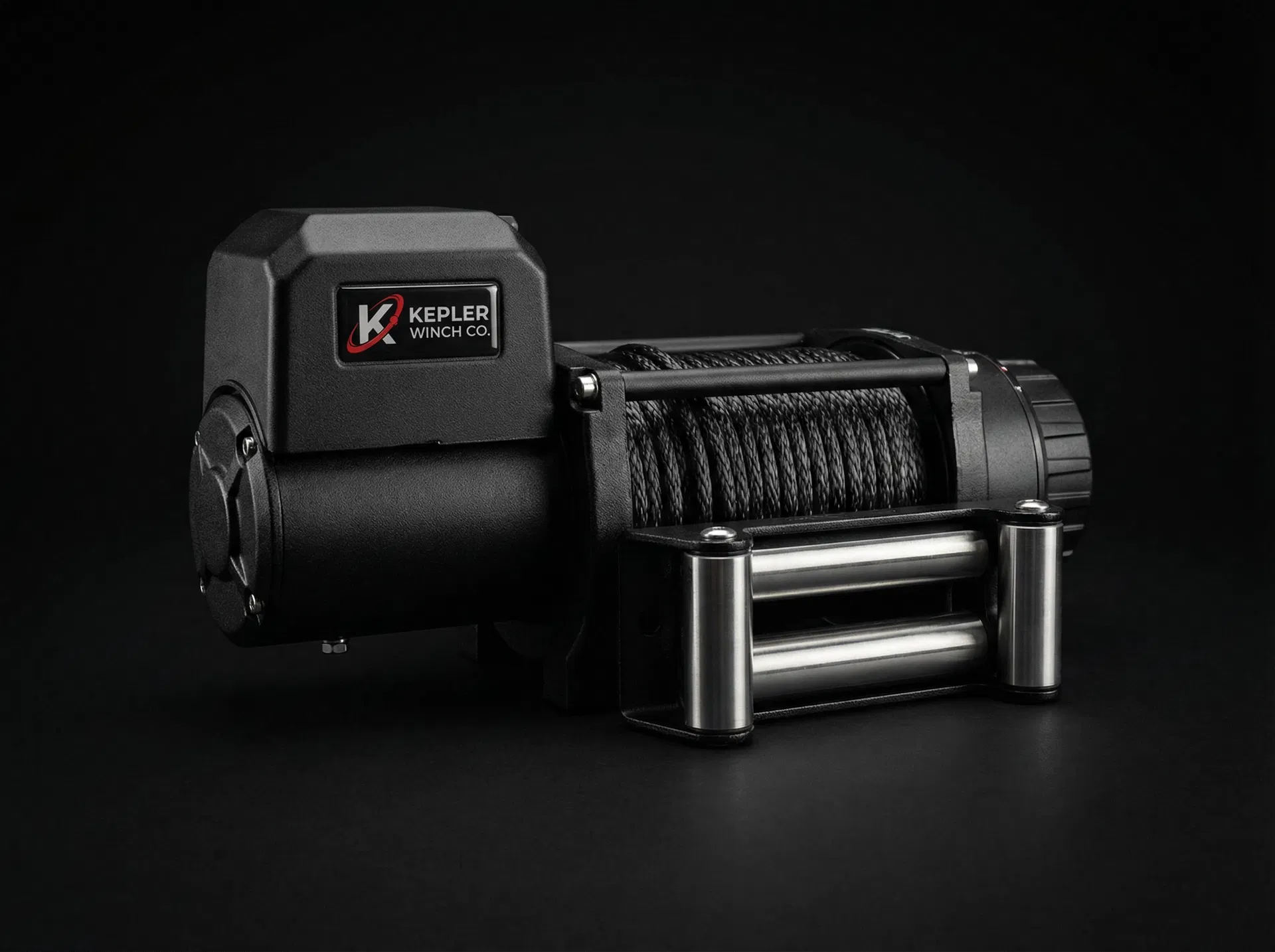 Kepler NOVA 13000 electric winch - 13,000 lbs rated line pull with synthetic rope