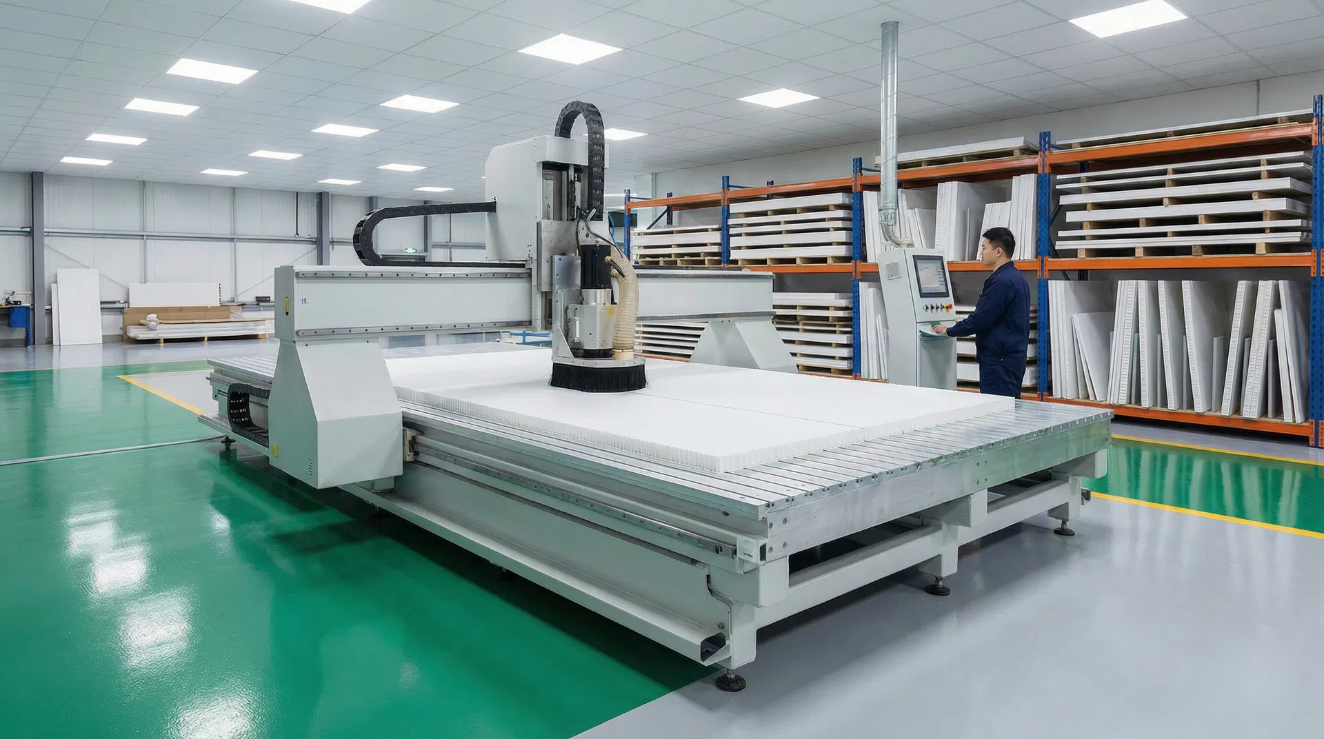 Tower Composite Panels manufacturing facility - PP honeycomb, FRP, CFRT sandwich panel manufacturer in Ningbo China