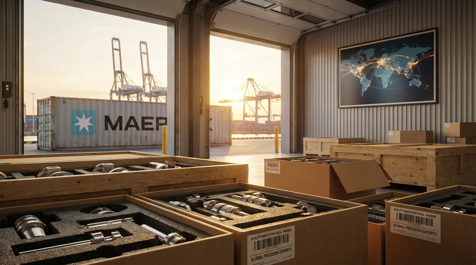 Global shipping and logistics from Ningbo port