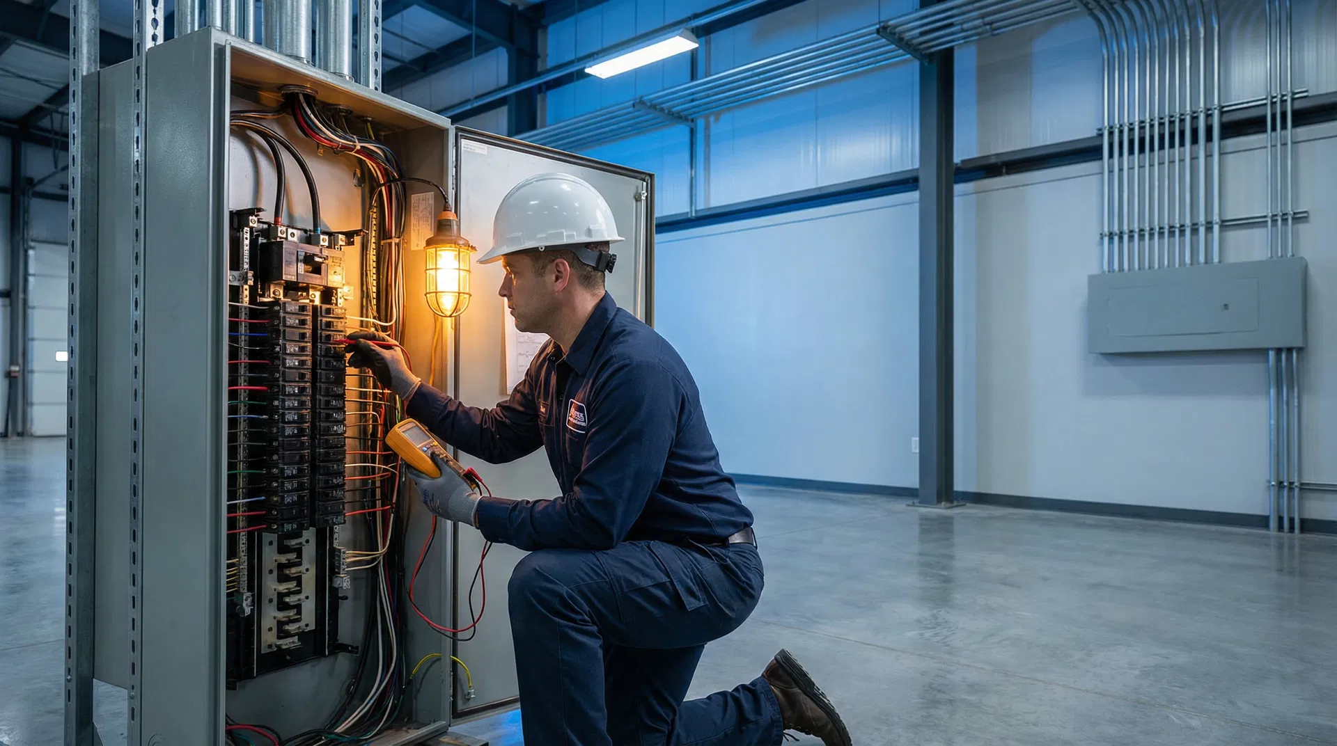 Sarka Electric technician at work