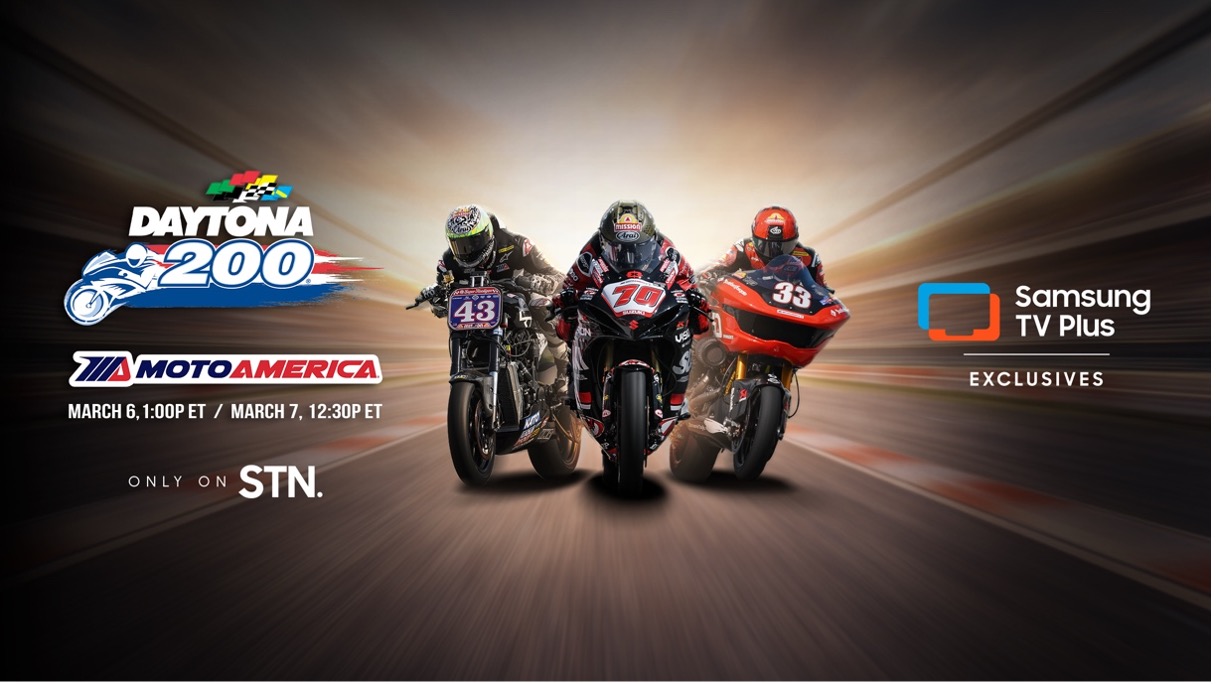 MotoAmerica Races Head to Samsung TV Plus for 2026-2027 Seasons