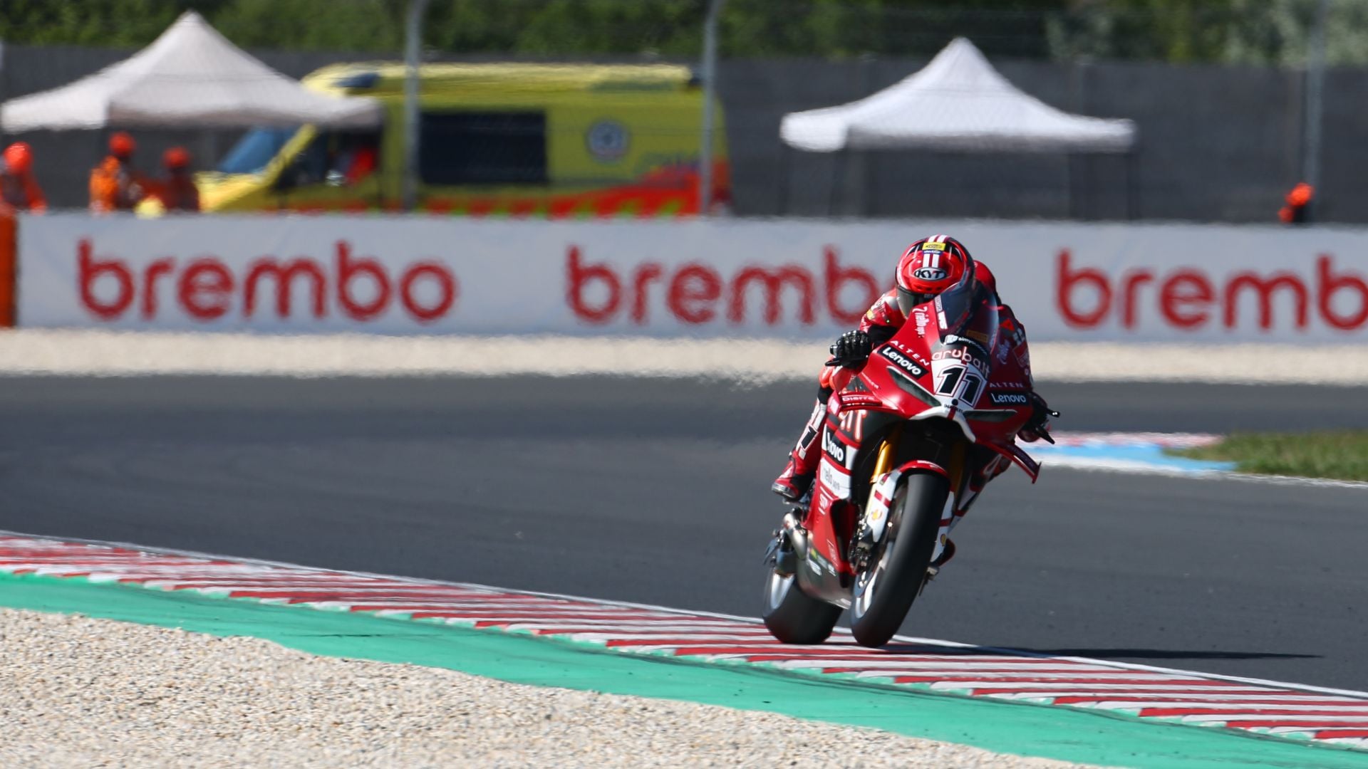 Bulega Leads WorldSBK Practice in Hungary