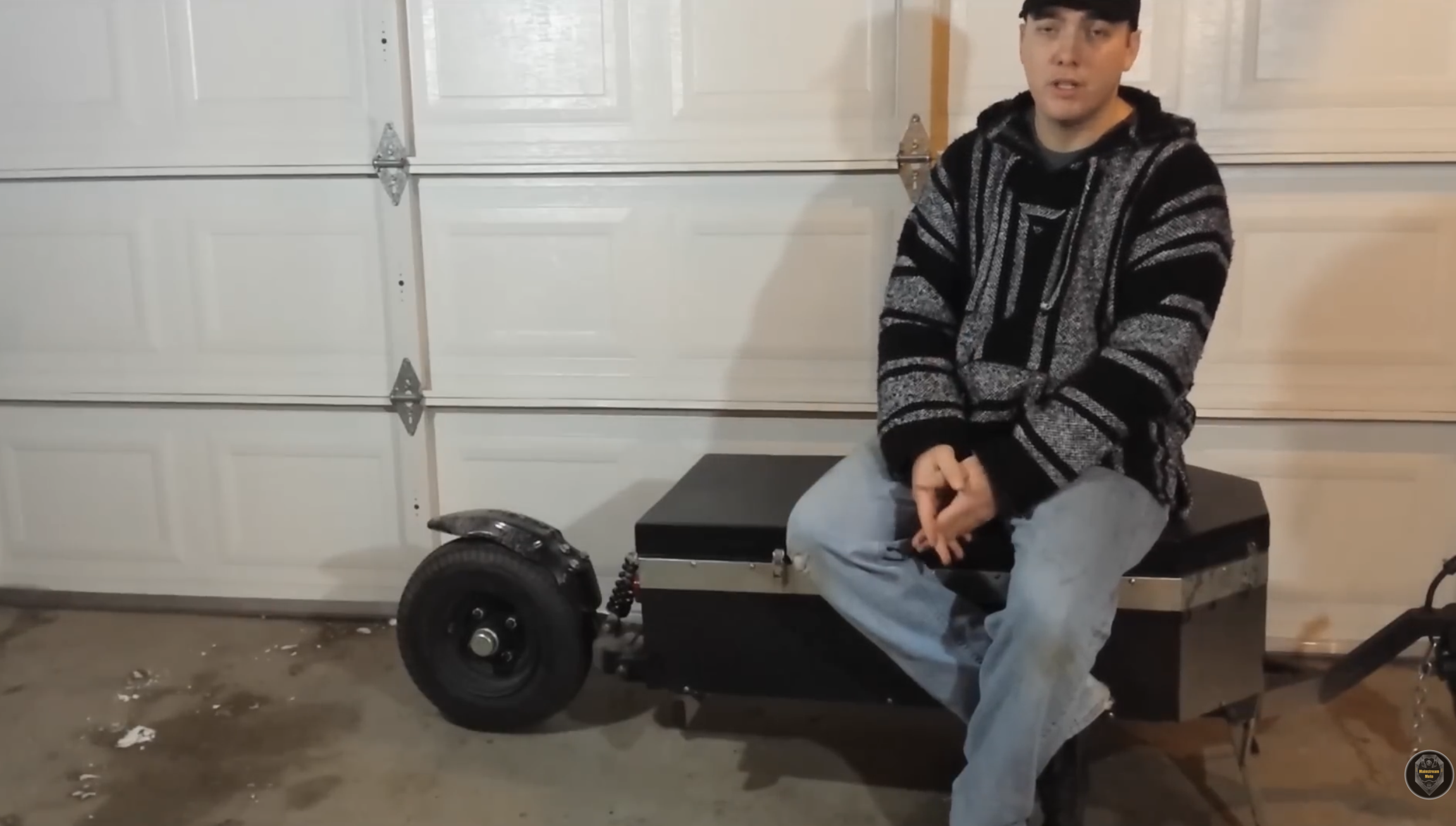 Single Wheeled Motorcycle Trailer