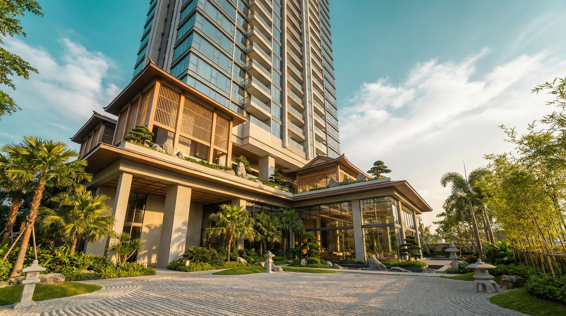 M Grand Minori luxury condominium exterior