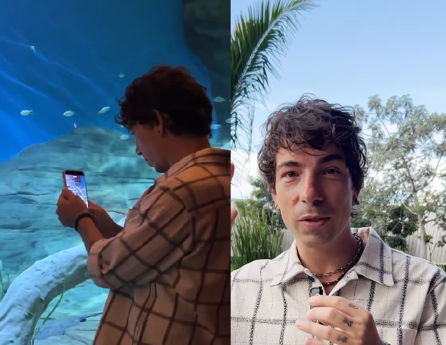 Di Ferrero, nascido em Campo Grande e vocalista do NX Zero, visita o Bioparque Pantanal